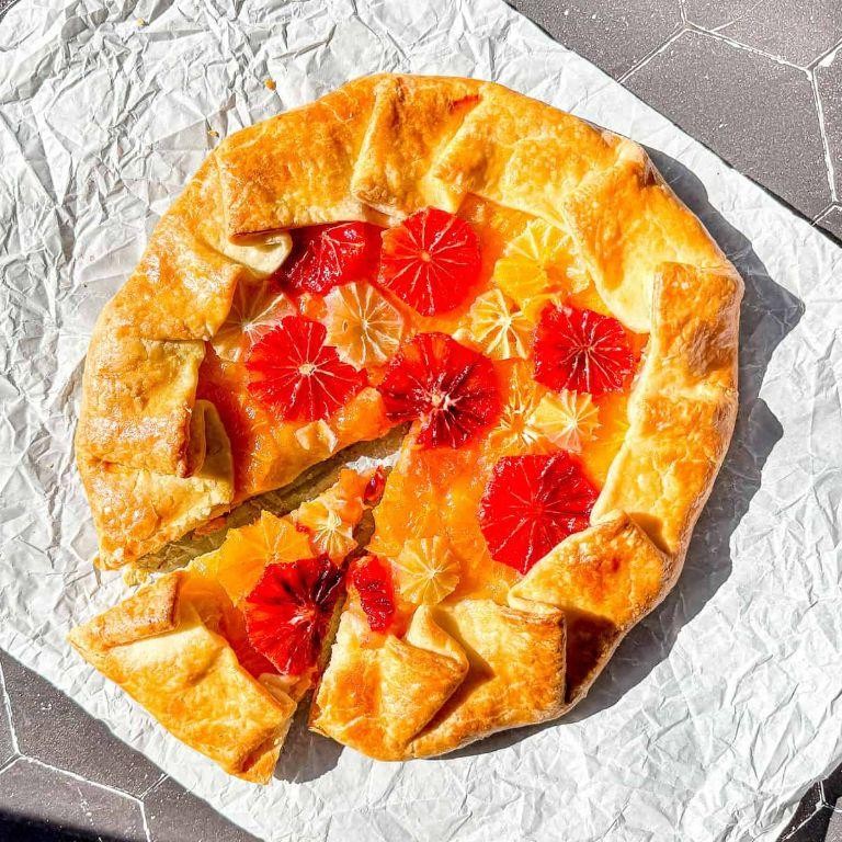 Spiced Orange Curd Galette