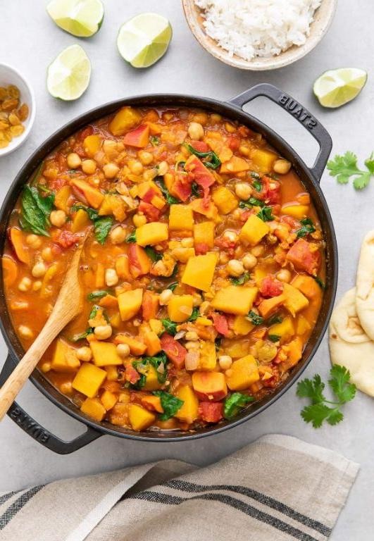 Spiced Pumpkin and Chickpea Stew