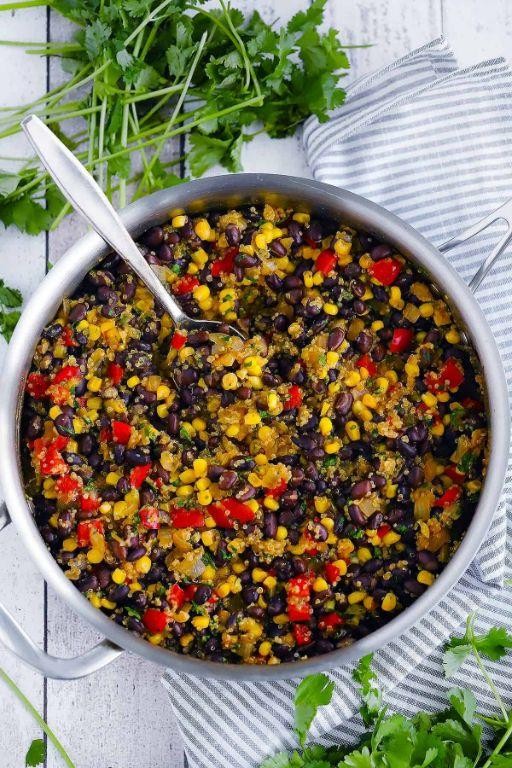 Spiced Quinoa and Black Bean Salad