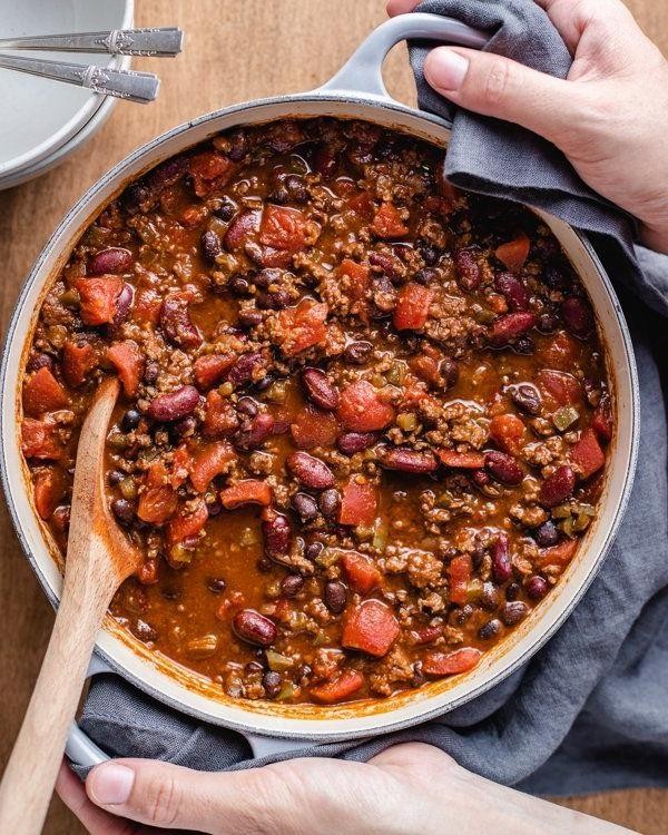 Spiced Venison Chili with Beans
