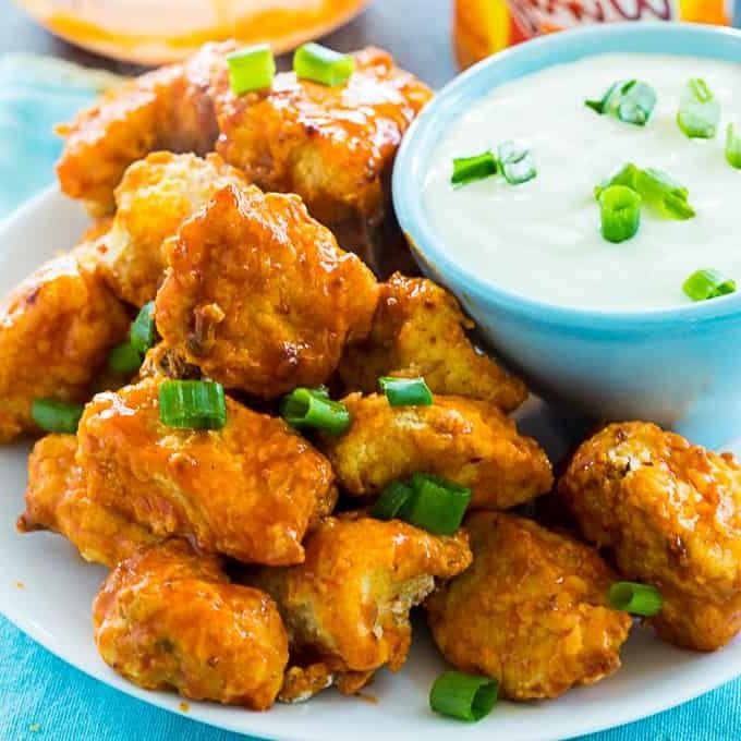 Spicy Air Fryer Buffalo Chicken Bites