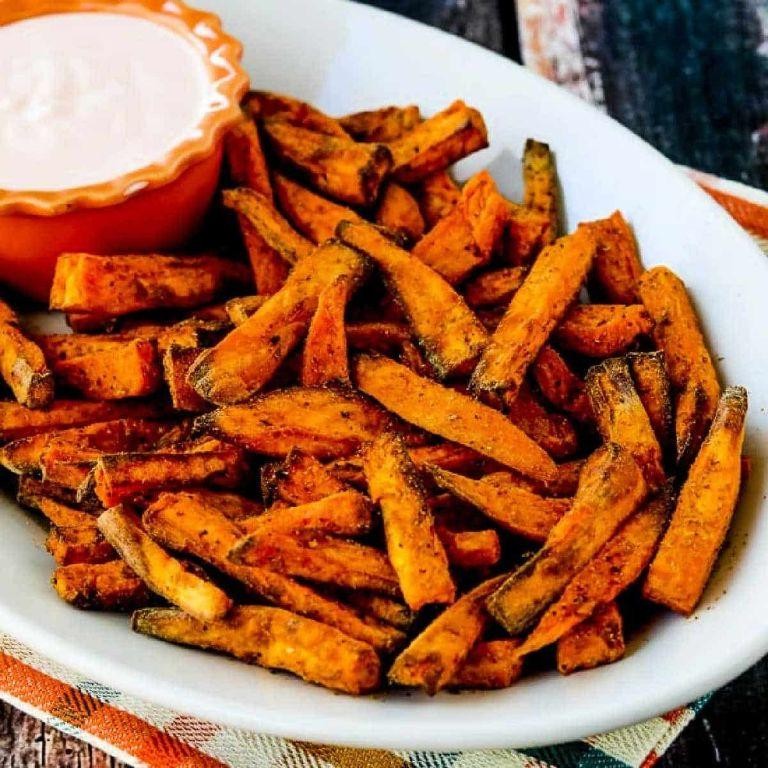 Spicy Air Fryer Sweet Potato Fries