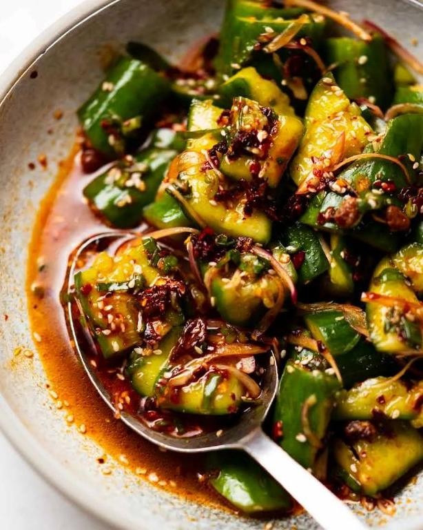 Spicy Asian Cucumber Salad