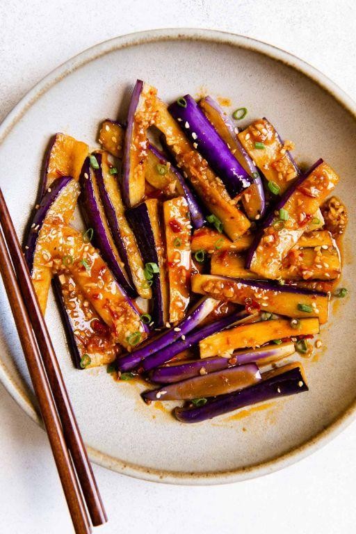 Spicy Asian-Style Pan Fried Eggplant