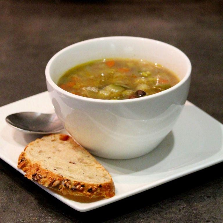 Spicy Black Bean and Quinoa Soup