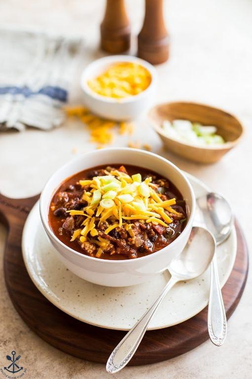 Spicy Black Bean and Turkey Chili