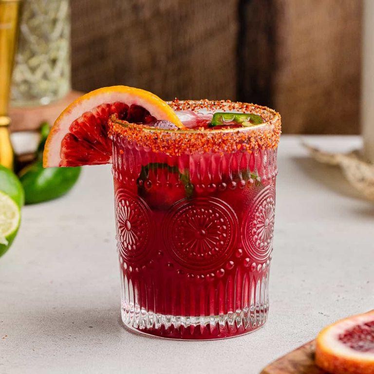 Spicy Blood Orange Margarita