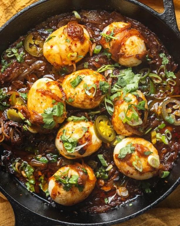 Spicy Boiled Egg Stir-fry