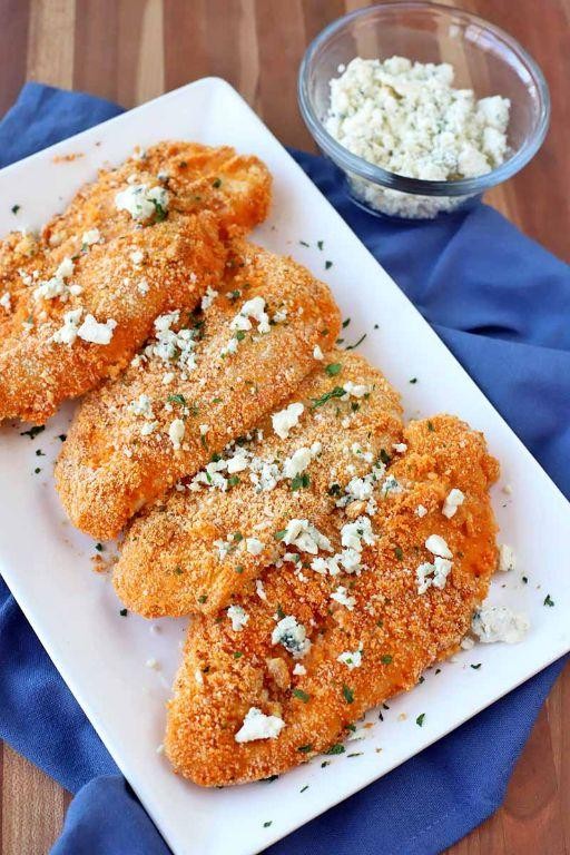Spicy Buffalo Chicken Cutlets