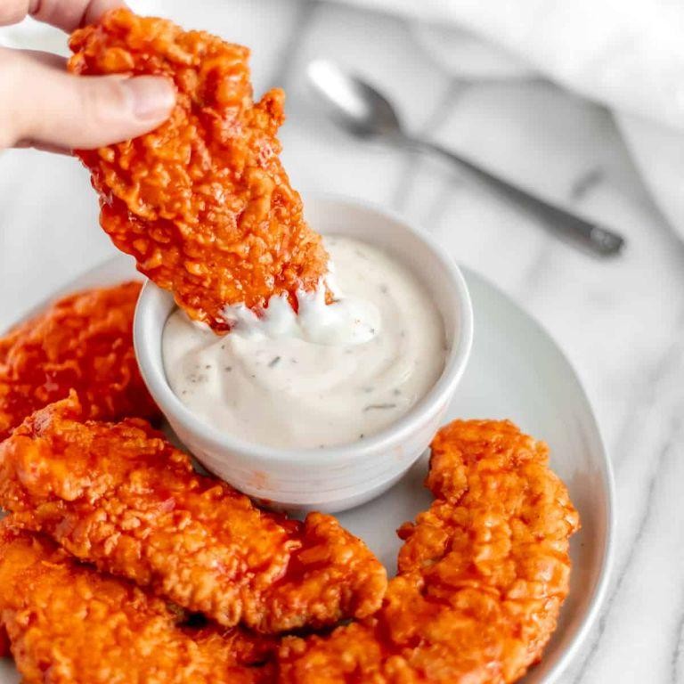 Spicy Buffalo Chicken Strips with Ranch