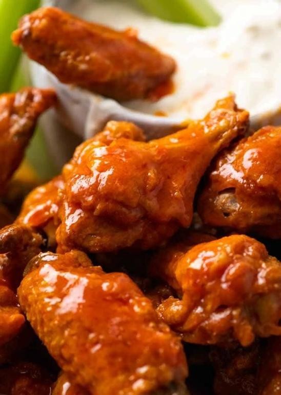 Spicy Buffalo Oven Baked Wings