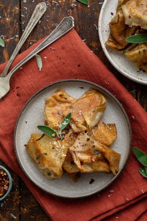 Spicy Butternut Squash Ravioli with Arrabbiata Sauce