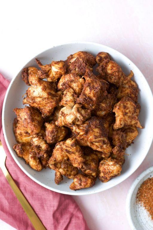 Spicy Cajun Air Fried Chicken Bites