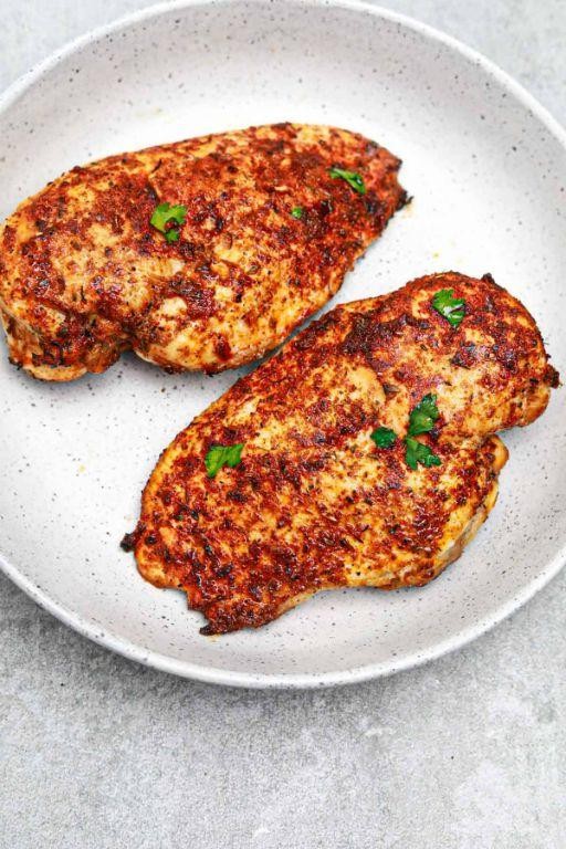 Spicy Cajun Air Fryer Chicken Breasts