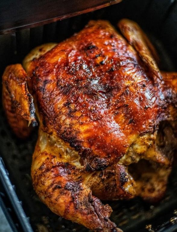 Spicy Cajun Air Fryer Roast Chicken
