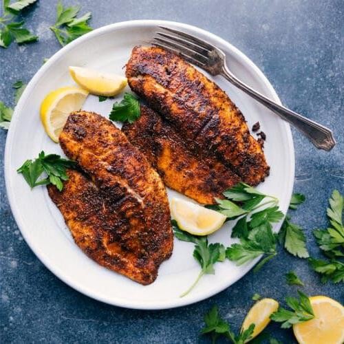 Spicy Cajun Air Fryer Tilapia
