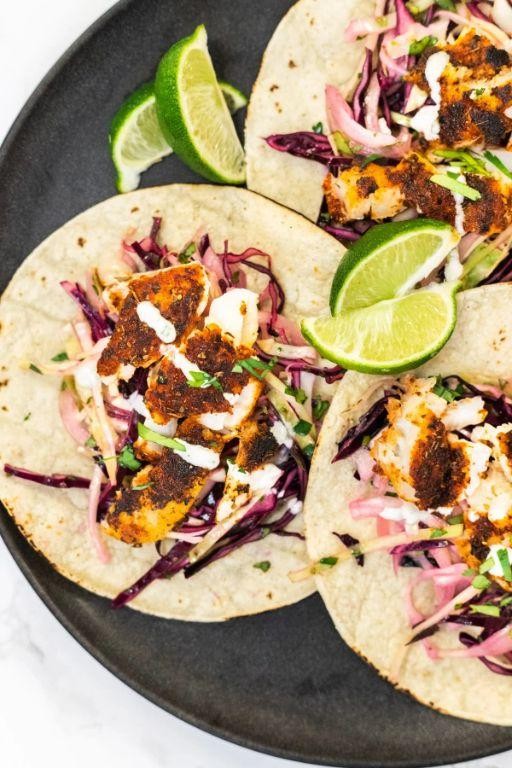 Spicy Cajun Basa Fish Tacos