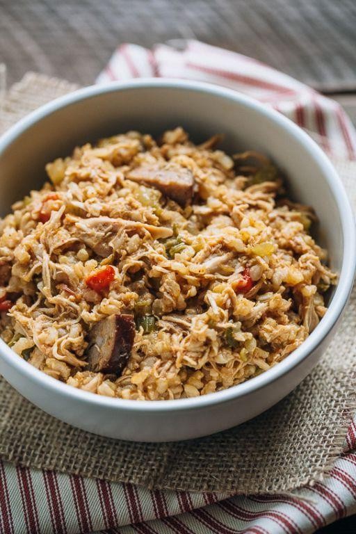 Spicy Cajun Brown Rice Jambalaya