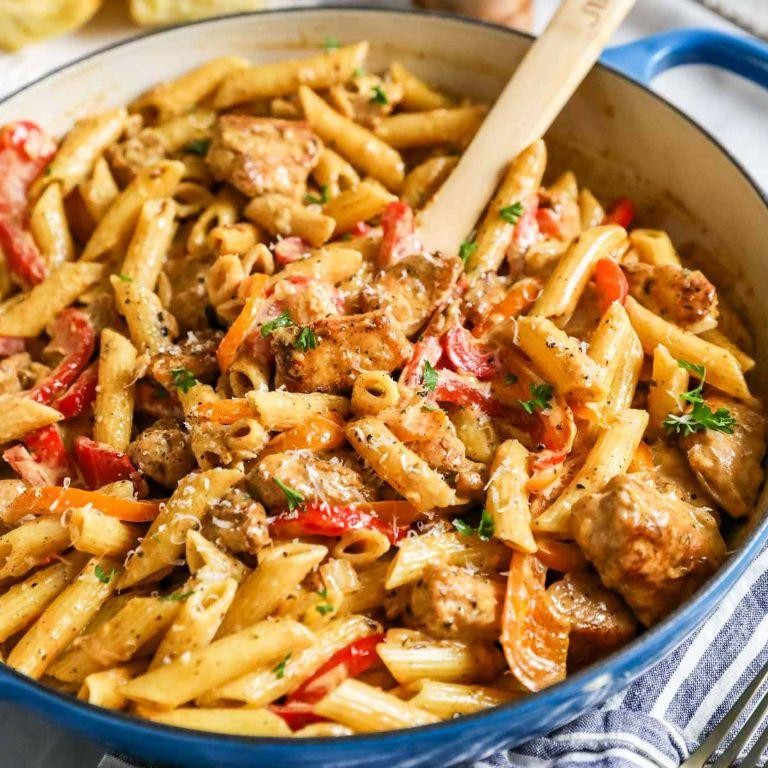 Spicy Cajun Chicken Penne Pasta
