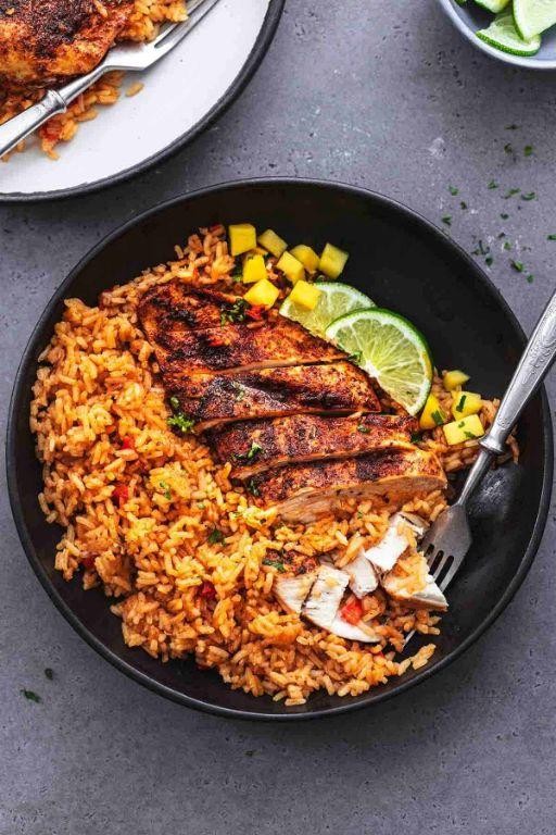 Spicy Cajun Chicken and Rice Skillet