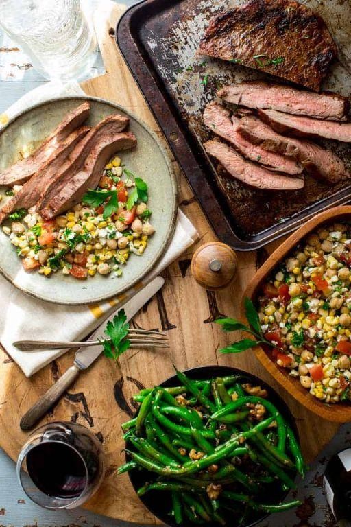 Spicy Cajun Fillet Steak with Grilled Vegetables