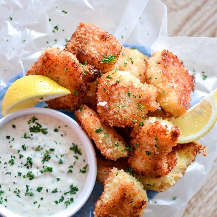 Spicy Cajun Frozen Flounder Bites