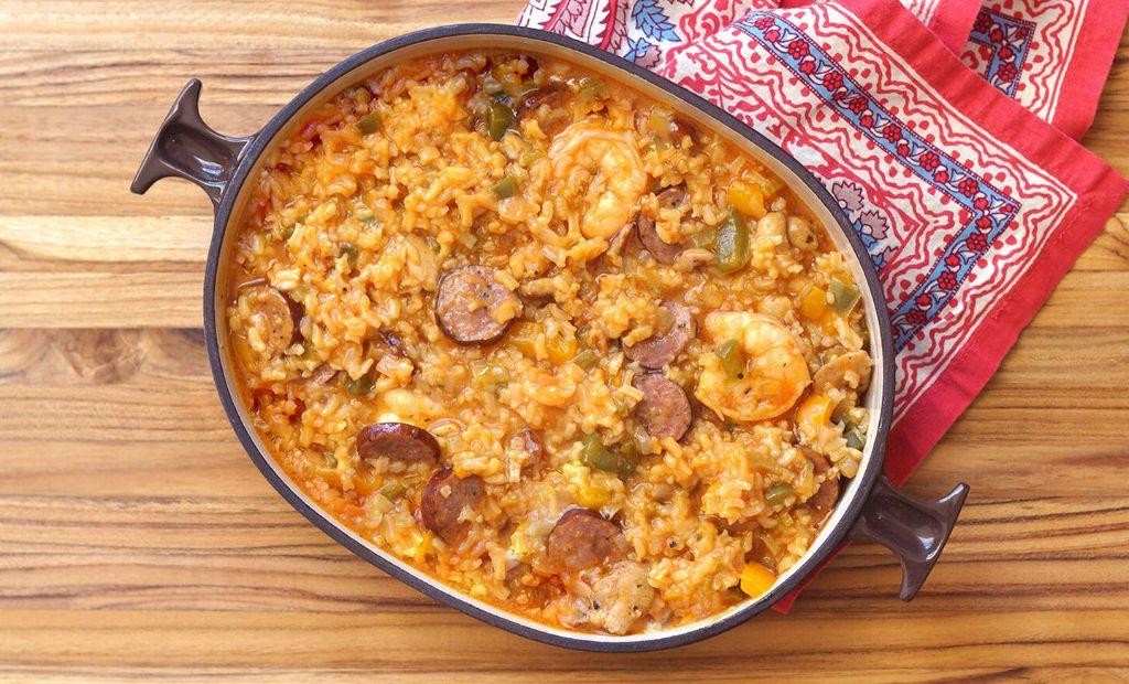 Spicy Cajun Jambalaya with Andouille Sausage