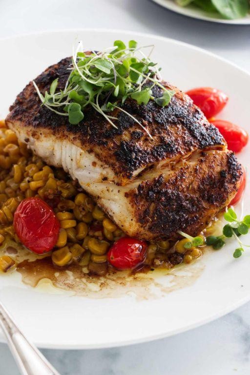 Spicy Cajun Pan-Seared Halibut