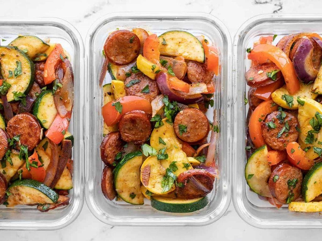 Spicy Cajun Sausage and Vegetable Medley