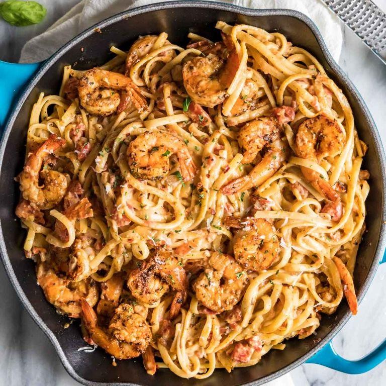 Spicy Cajun Shrimp Pasta