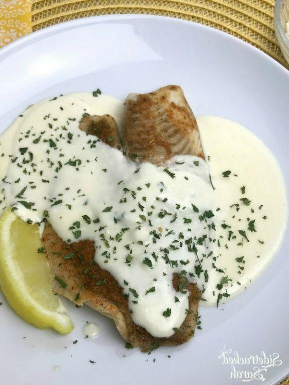 Spicy Cajun Tilapia with Fettuccine Alfredo