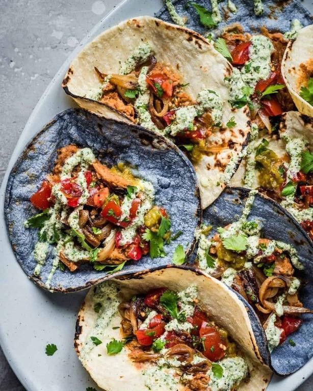 Spicy Cashew Cream Tacos