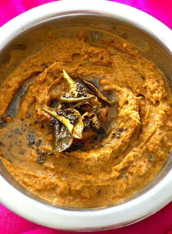 Spicy Celery Leaf Chutney