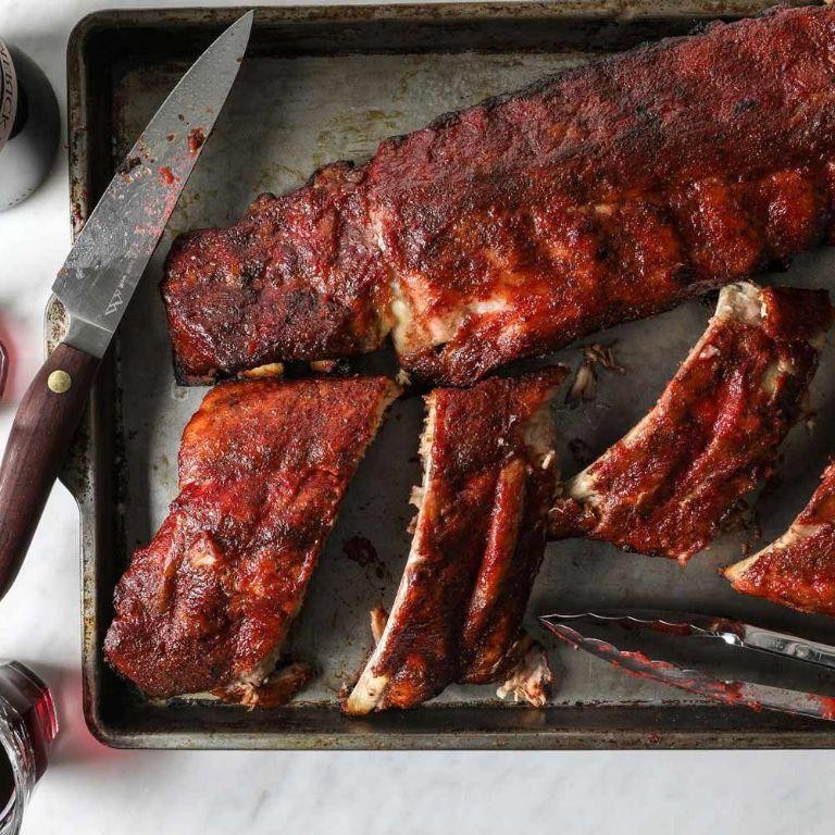 Spicy Cherry Barbecue Pork Ribs