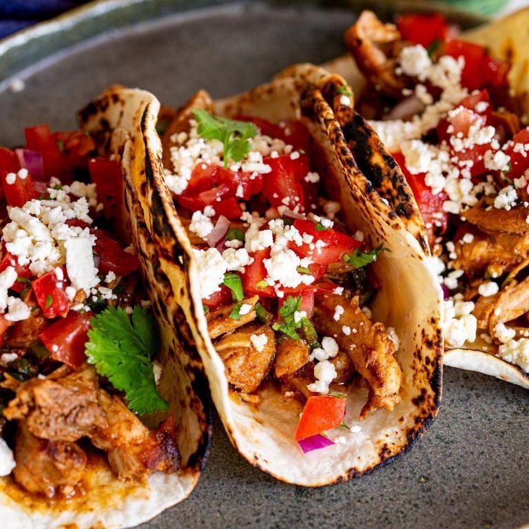 Spicy Chicken Patty Tacos