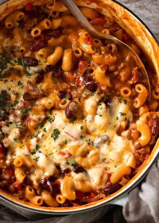 Spicy Chili Mac and Cheese