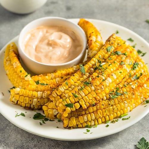 Spicy Chipotle Country Style Ribs with Corn Salad
