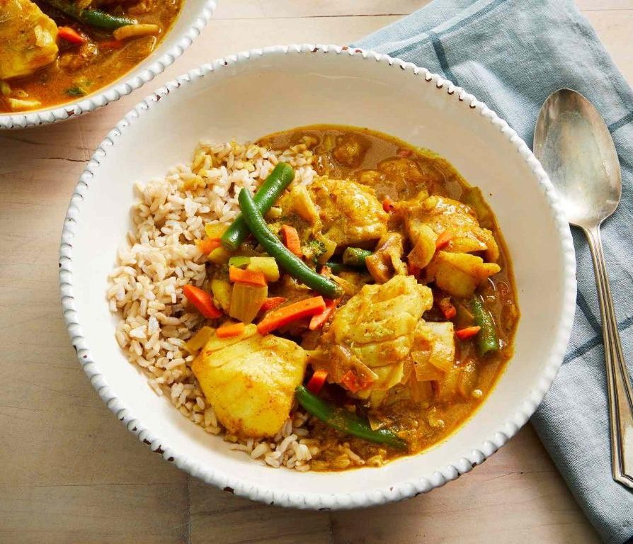Spicy Coconut Fish Curry