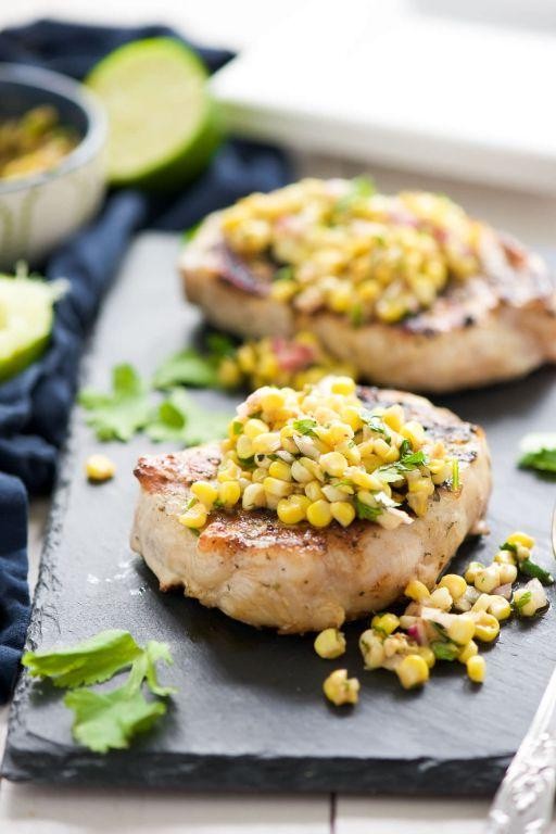 Spicy Crockpot Ranch Pork Chops with Jalapeño Cornbread