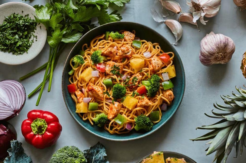 Spicy Garlic Bell Pepper Stir Fry