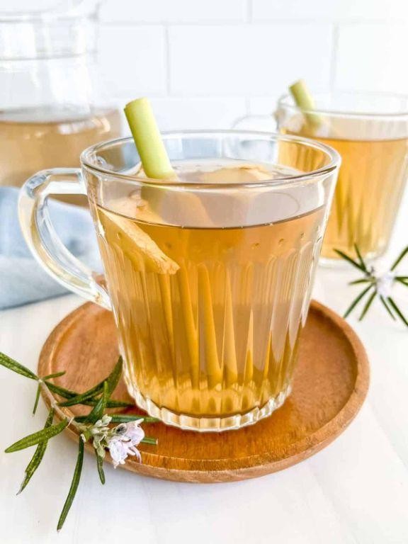 Spicy Ginger Lemongrass Infusion