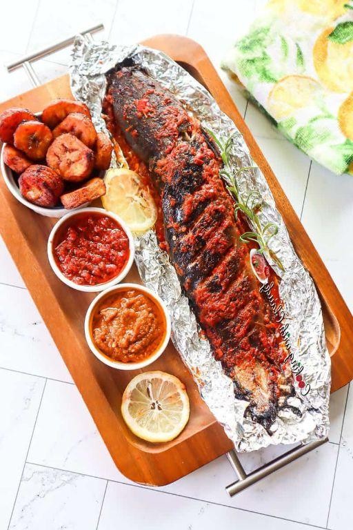Spicy Grilled Whole Catfish