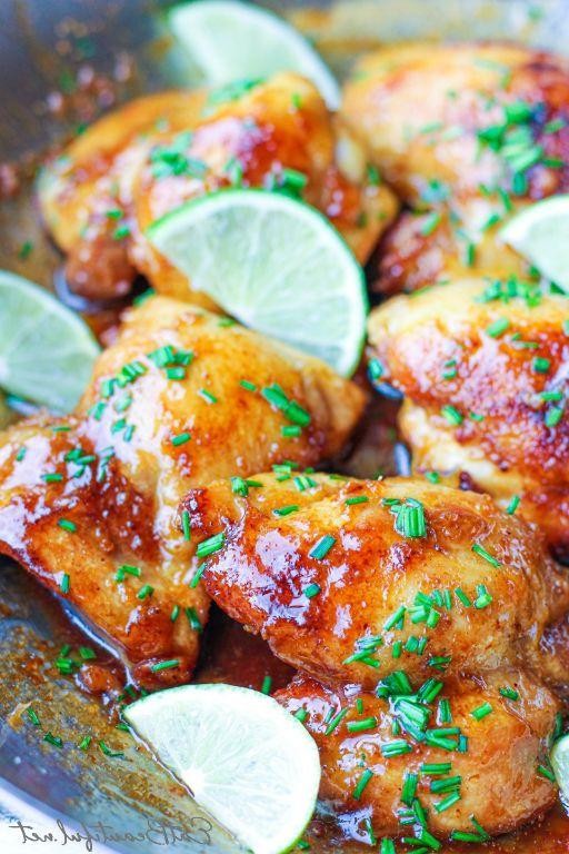 Spicy Honey Lime Chicken Thighs