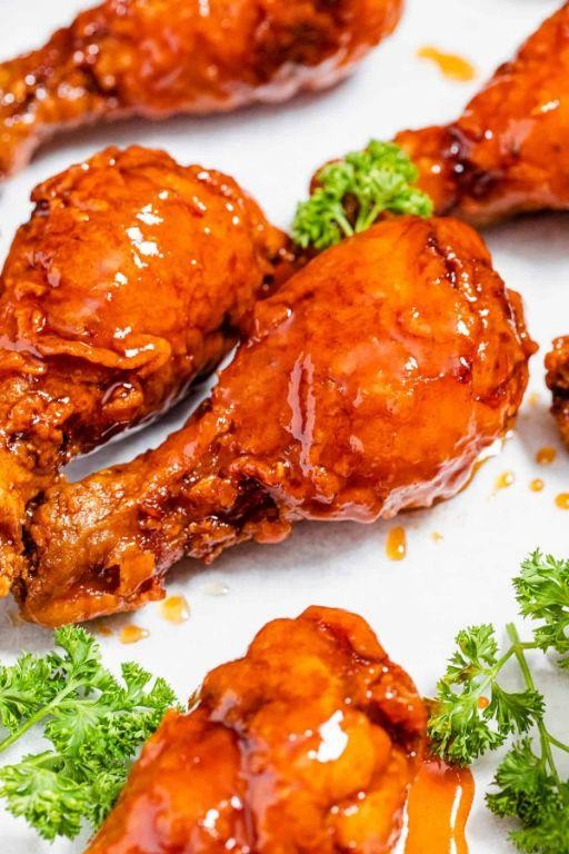 Spicy Honey-Glazed Drumsticks