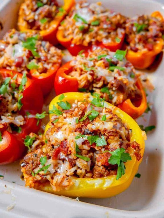Spicy Italian Sausage and Bell Pepper Stuffing