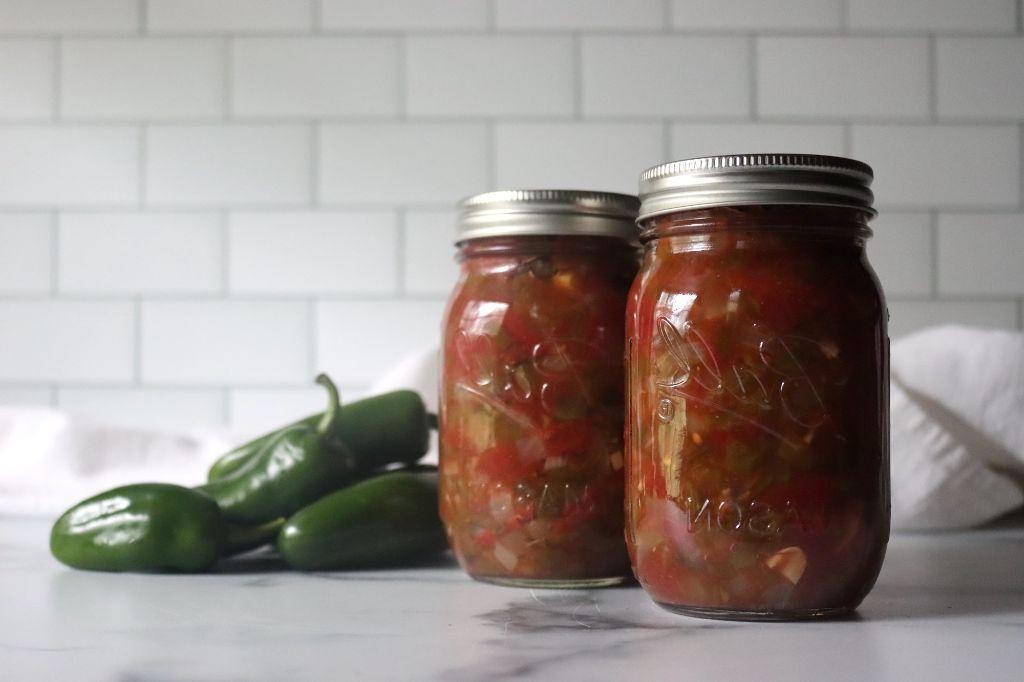 Spicy Jalapeno Canned Salsa