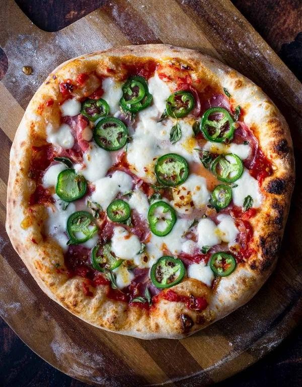 Spicy Jalapeno Veggie Pizza