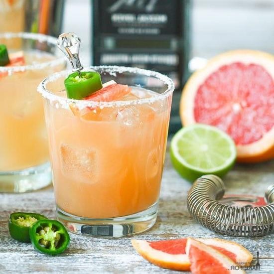 Spicy Jalapeño Mezcal Paloma