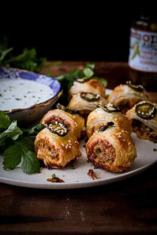 Spicy Jalapeño Sausage Rolls