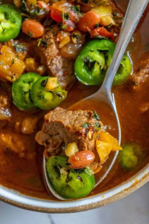 Spicy Jalapeño and Lime Beef Stew